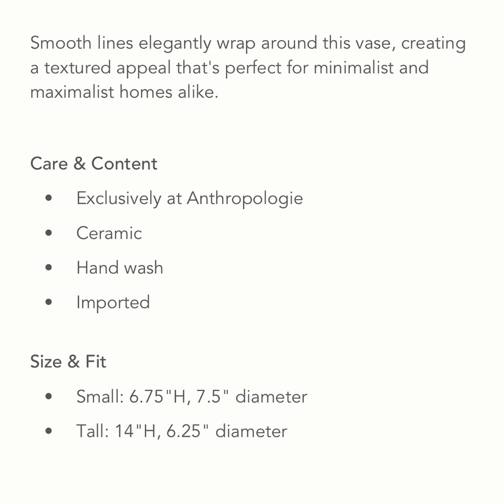 Sandro textured vase - Picture 4 of 10